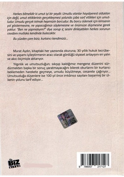 Çare Biziz / Hak, Hukuk, Adalet Ve Vicdan Yazıları / Murat Aydın