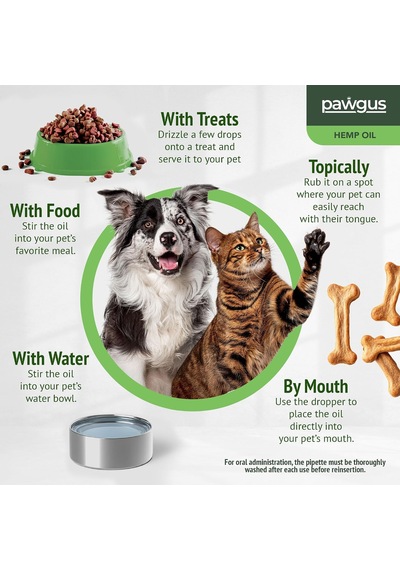 Kenevir Yağ Kedi Köpek Sakinleştirici - Stres, Hiperaktivite, Artrit, Nöbet, İştah,uyku Takviyesi