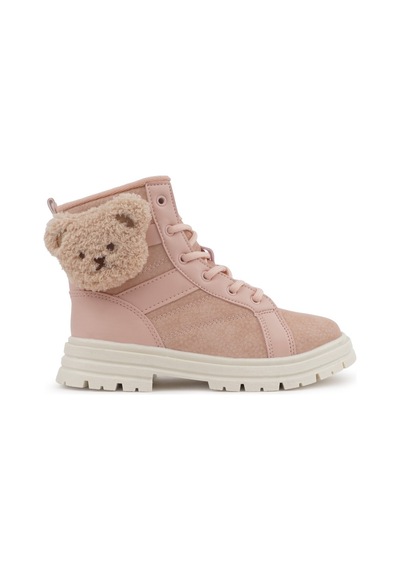 Cool Luno Hayvan Figürlü Ortopedik Kaymaz Taban Unisex Çocuk Bot Pudra
