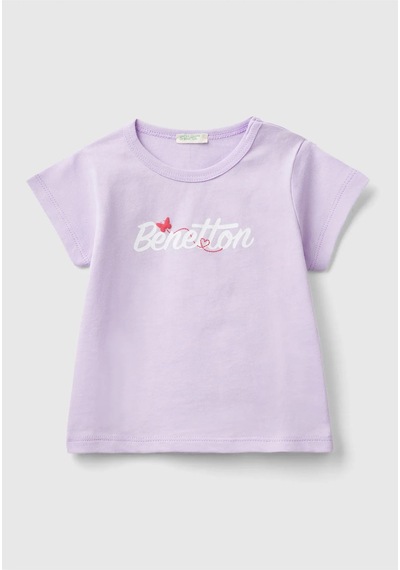 United Colors of Benetton Yenidoğan Kız Tshirt 3ı1xa1052 Açık Pembe