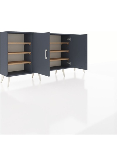 Arges Konsol 9 Raflı 2 Kapaklı 176x30x83 Antrasit-antrasit/çam Antrasit/çam Arges Konsol 9 Raflı 2 Kapaklı 176x30x83 Antrasit-antrasit/çam Antrasit/çam