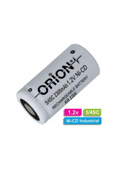Orion 2300 mAh 1.2 V 5/4SC Boy Ni-CD Industrial Şarj Edilebilir Pil