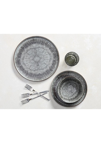 Porland Stoneware Iris 3 Parça Tek Kişilik Yemek Takımı 04swa000235 Çok Renkli