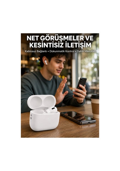 Gürültü Engelleme Teknolojili Bluetooth Kulaklık Adaptif Ses Ve Uzun Pil Sü - Verah15394-9 Renkli