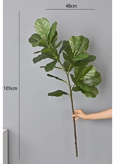 Yapay Ağac İncir Bitkisi 3 Dallı 105 Cm Saksısız