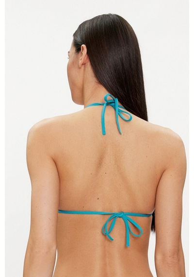 Calvin Klein Trıangle-rp Mavi Kadın Bikini Üstü