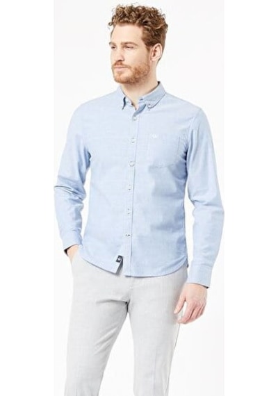 Dockers Stretch Oxford Gömlek Blue Çok Renkli