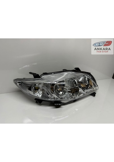Toyota Corolla 2007 - 2009 Sedan Far Lambası Ön Sağ Sağ Far