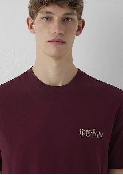 Mavi M0613576-70426 Mavi Harry Potter Baskılı T-shirt Erkek Tişort Bordo