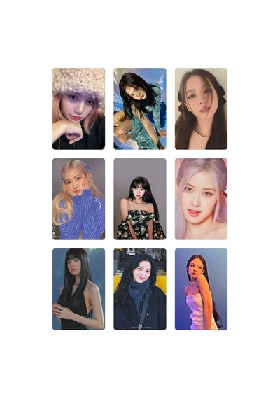 Black Pink 22 No -kpop- 9 Lu Fotokart Seti