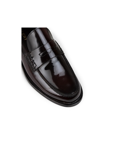 Deery Hakiki Deri Bordo Erkek Makosen - 01538mbrdn02 Bordo