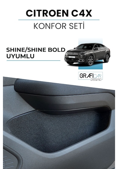 Citroen C4x Konfor Seti-shine/shine Bold Uyumlu Araç İçi Kaplama