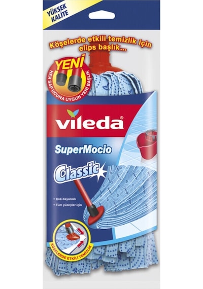 Vileda Supermocio Klasik Yedek Paspas Mavi