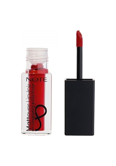Note Cosmetique Mattever Lip-Ink Mat ve Kalıcı Likit Ruj 14 Unpredictable Red - Kırmızı