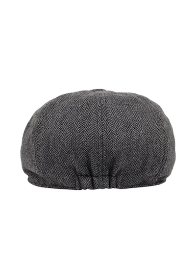 Eleven Markets Kışlık 8 Parca Kaşmir Düz Renk Peaky Blinders Model Erkek Kasket London Şapka Füme Çizgili Füme