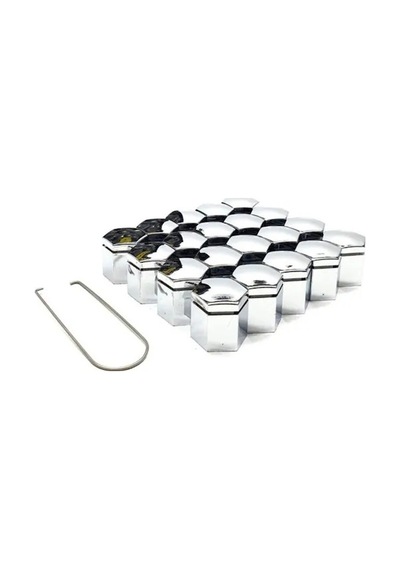 Bijon Kapağı 19 Mm Krom Renk 20'li Paket İthal