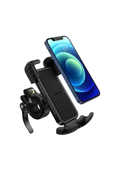 Ugreen Motosiklet Ve Bisikletler İçin 360 Gidon Telefon Tutucu, Siyah, 60548