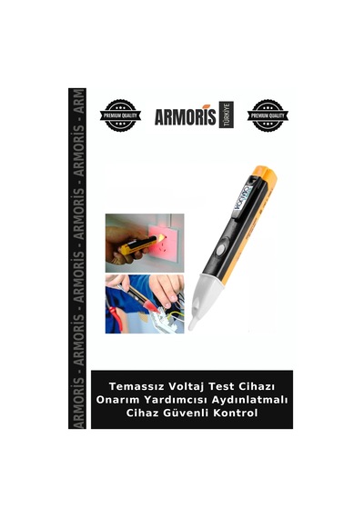 Temassız Voltaj Test Cihazı Onarım Yardımcısı Aydınlatmalı Cihaz Güvenli Kontrol