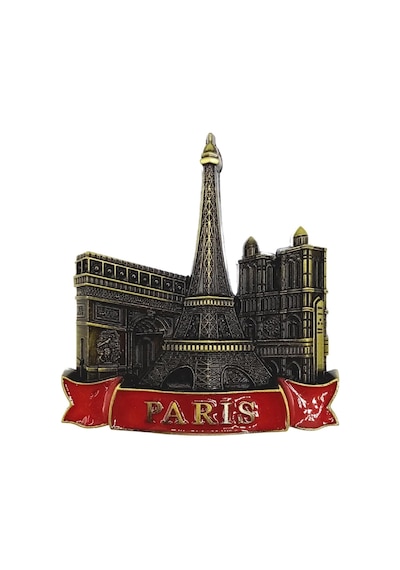 Vintage Metal 3d Magnet Paris Fransa 7 Cm Diğer