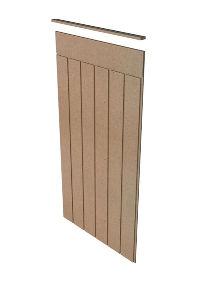 Iskandınav Model 54 X 104 Cm Dekoratif Duvar Paneli Boyanabilir Ahşap 6 Mm Ham Mdf Duvar Paneli