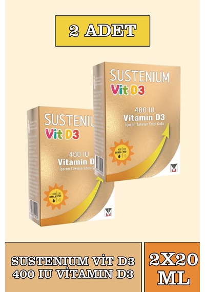 Sustenium Vitamin D3 400 Iu Sprey 2 x 20 ML