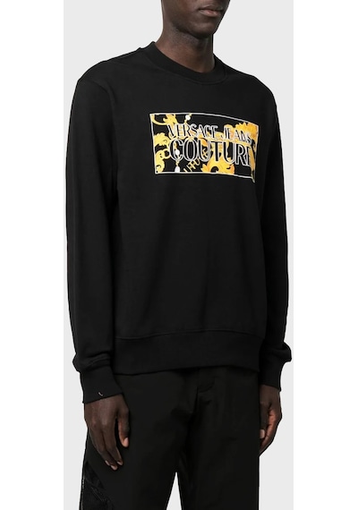 Versace Jeans Couture Erkek Sweat 75gaıe01 Cf02e 899 Siyah