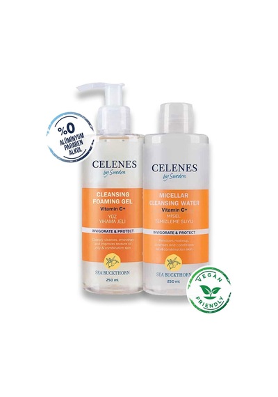 Sea Buckthorn Aydınlatıcı Ve Cilt Tonu Eşitleyici Seti Yağlı Ve Karma Ciltler 250 Ml 250 Ml