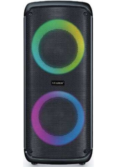 Leader LP-6040 6.5 incx2 RGB Taşınabilir Ses Sistemi