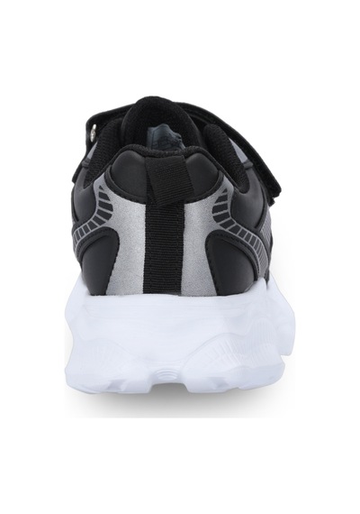 Slazenger Fıffy Unisex Çocuk Cırtlı Siyah / Gümüş Günlük Spor Ayakkabısı