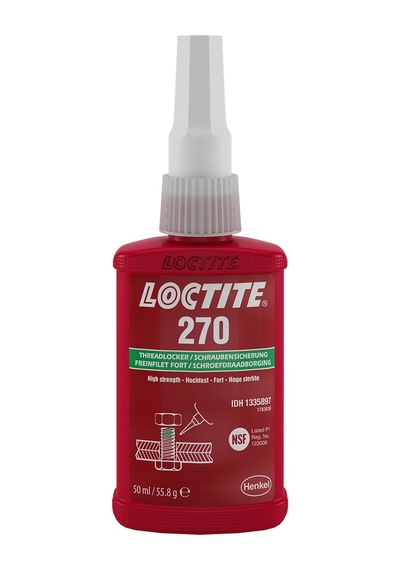 Loctite 270 Vida Cıvata Sabitleyici Yüksek Mukavemetli 50 Gr/ml