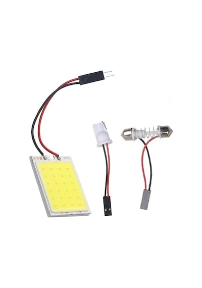 T10 24 Smd Led Panel Araç Içi Aydınlatma Beyaz ışık 12 V