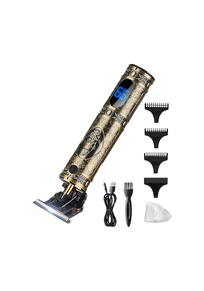 Yp-9393 Şarjlı Saç Sakal Kesme Ense Tıraş Makinesi Profesyonel Hair Clipper Tüm Vücut 0 Traş Aleti