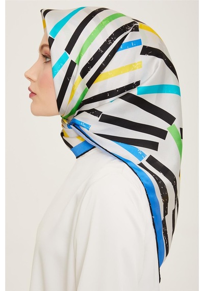 Armine Sura İpek Eşarp 24ya9101 01 - Desenli