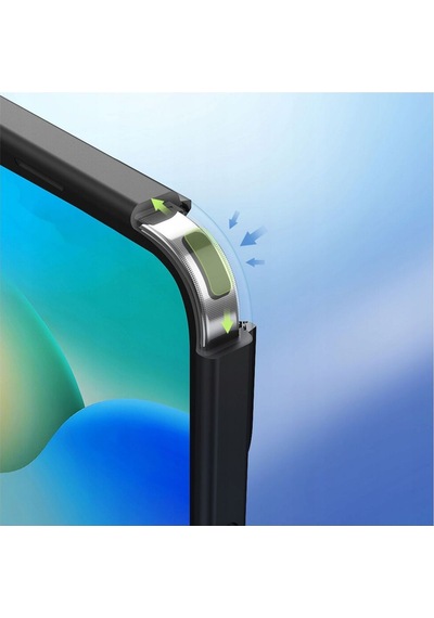 Rock Apple Uyumlu iPhone 14 Plus Guard Şeffaf Kılıf Mavi Mavi