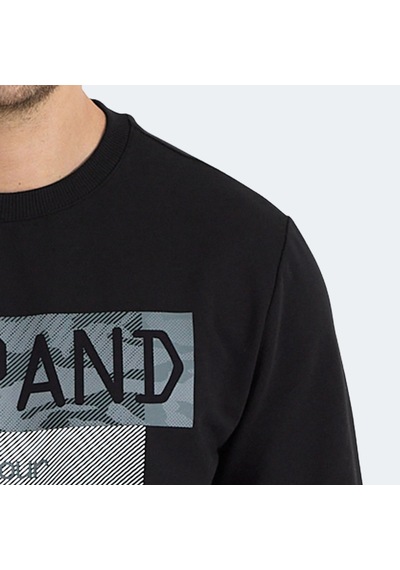 Slazenger RUBIO Erkek Sweatshirt Siyah