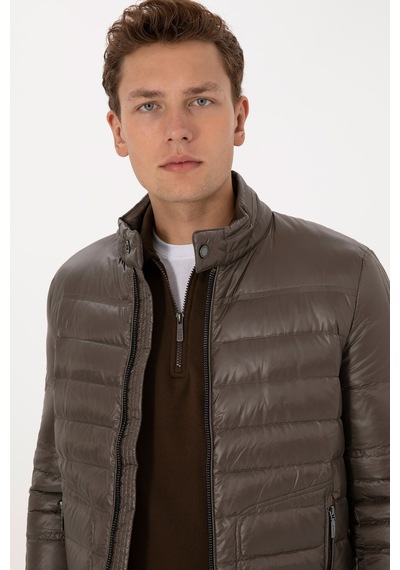 U.S. Polo Assn. U.s. Polo Erkek Slim Fit Kaz Tüğü Spor Mont 2246527 More25k Vizon