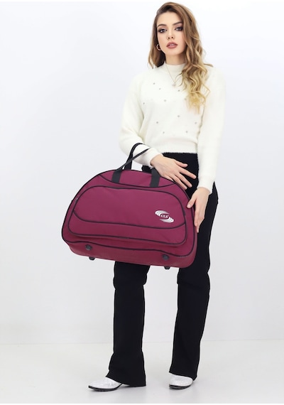 Probag Bordo Spor Ve Seyahat Çantası Ayakkabı Bölmeli, Su Geçirmez, Omuz Askılı Antrenman Çantası Bordo