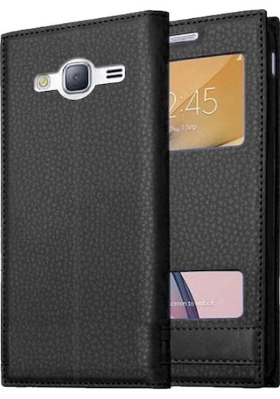 Samsung Galaxy J3 Uyumlu Pencereli Kapaklı Magnum Kılıf