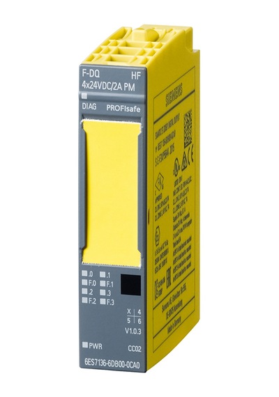 Siemens 6es7136-6db00-0ca0 Et 200sp F-dq 4x24 V Dc / 2a Modül