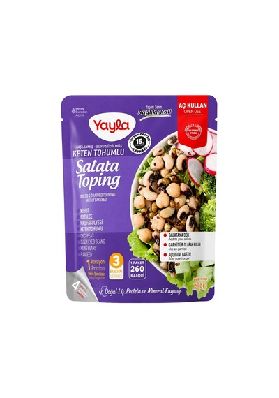 Yayla Keten Tohumlu Salata Toping 150 Gr