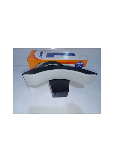 Ledmaks Siyah Led Yarım Ay Aplik 6500k Beyaz Işık