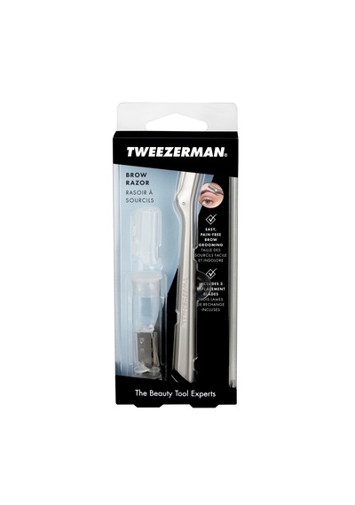 Tweezerman Brow Razor - Kaş Usturası Gri