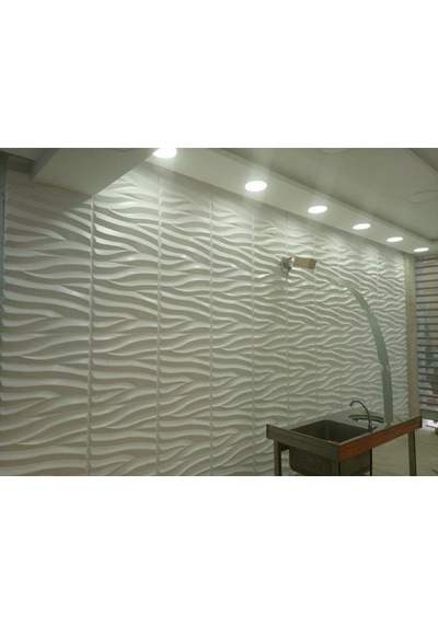 3 Boyutlu Boyanabilir Pvc Duvar Paneli Modern 50-50 Cm 4 Adet-1 Metrekare