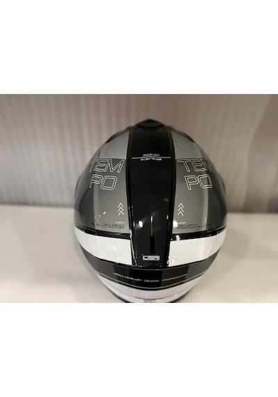 Mt Helmets Mt Genesis Sv Atempo B2 Motosiklet Kaskı Gri Siyah