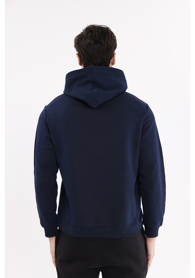 Rowinger Kanguru Cepli Ayarlanabilir Kapüşonlu Sweatshirt Navyblue