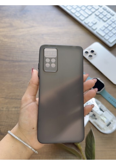 Redmi Note 11 Pro 4g Uyumlu Süper İnce Mat Ultra Thin Silikon Kılıf Siyah