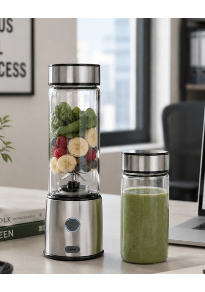 Kablosuz Cam Blender Yüksek Güçlü Smoothie Meyve Sebze Blenderı