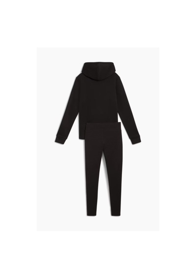 Puma Metallic Tracksuit Siyah Kadın Eşofman Takımı - 683046 01 Siyah