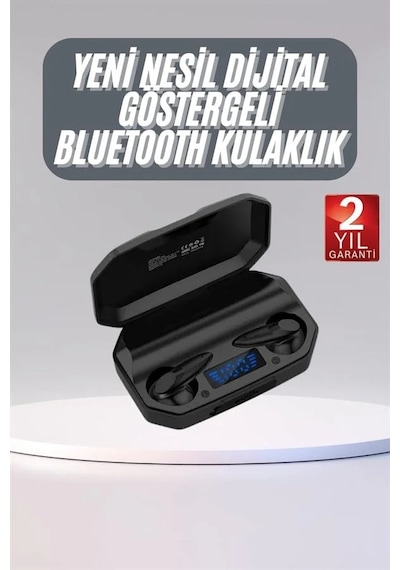 Rgb Işıklı Çift Mikrofonlu Siyah Profesyonel Oyuncu Kulaklığı Kablosuz Kulakiçi Slicer