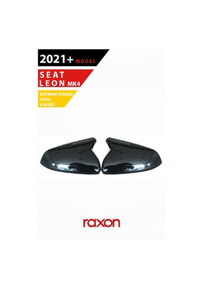 Seat Leon Mk4 2021+ Batman & Yarasa Ayna Kapağı Parlak Piano Black Sport